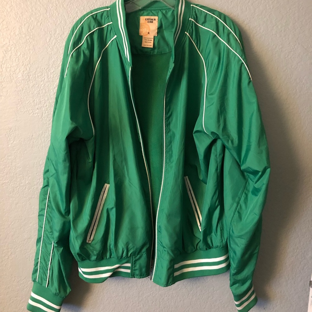 Weather wear Green retro windbreaker jacket LX